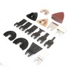 40pcs/set Saw Blade Cutter Oscillating Multi Tool Replacement Accessories