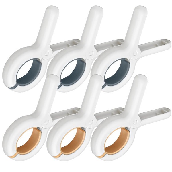 Kleemeiero Pack of 6 Large Pegs, Clothes Pegs, Towel Clips