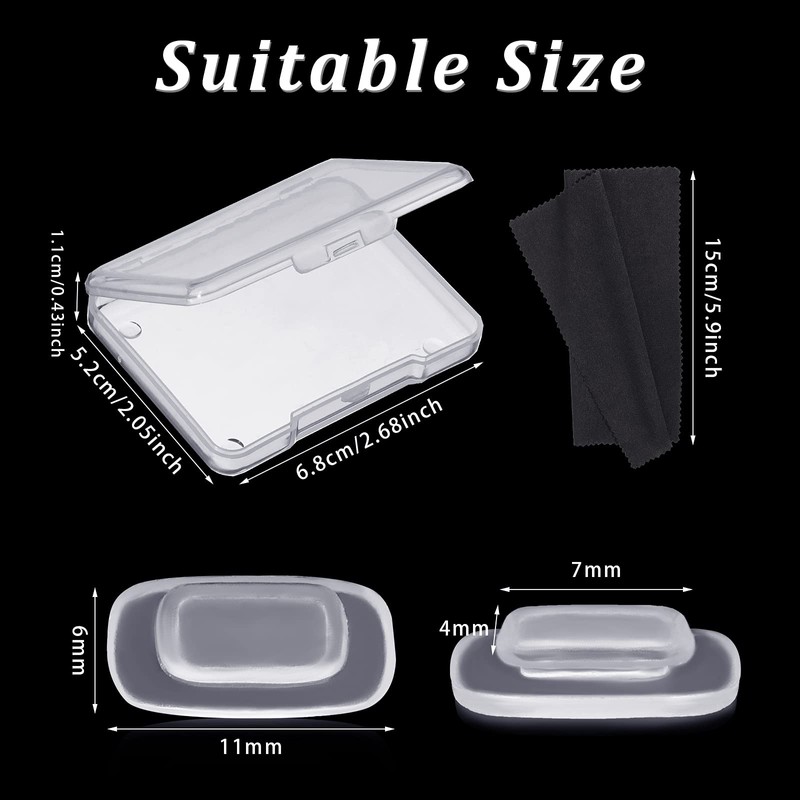 50 Pairs Push in Eyeglass Nose Pads Glasses Nose Pad