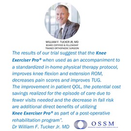 Knee Exerciser Pro-Single Knee Pulley: Best choice for post Knee Surgery therapy for preforming EXTENSION and FLEXION Exercises, TKA, ACL & Knee Contracture Rehab, POLEA DE RODILLA