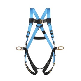 Full-Body Harness with Back and Side D-Rings, Tongue Buckle Legs - 2X/3X