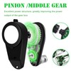 2 Pcs 24V Electric Powered Wheels Upgrade Motor Gearbox 24v