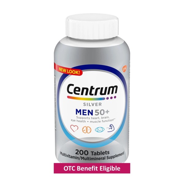 Centrum Silver Mens 50 Plus Multivitamin With Vitamin B &
