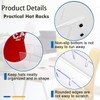 TKODNYD Half-Round Cap Stand for Baseball Caps, 2 Pieces No