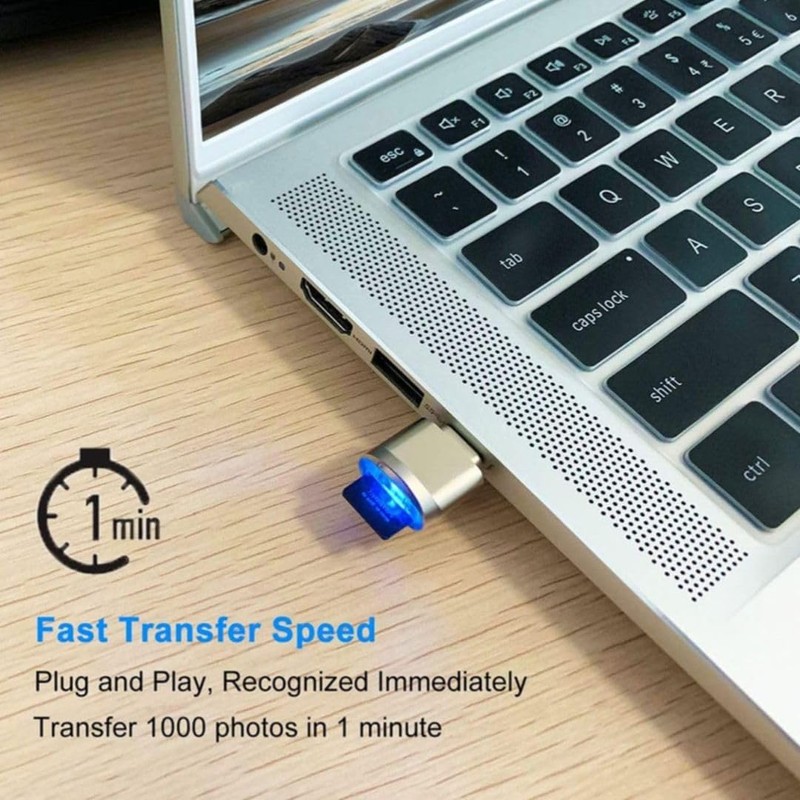 Micro SD Card Reader, USB C to SD/TF Card Reader,