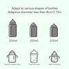 Portable Bottle Warmer Digital Display 21 Gears Temp Adjustable Rechargeable