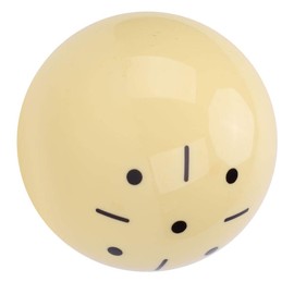 Vbest life American/British Training Cue Ball Table Pool Standard Size Large Cue Ball for Snooker Practice(52.5MM)