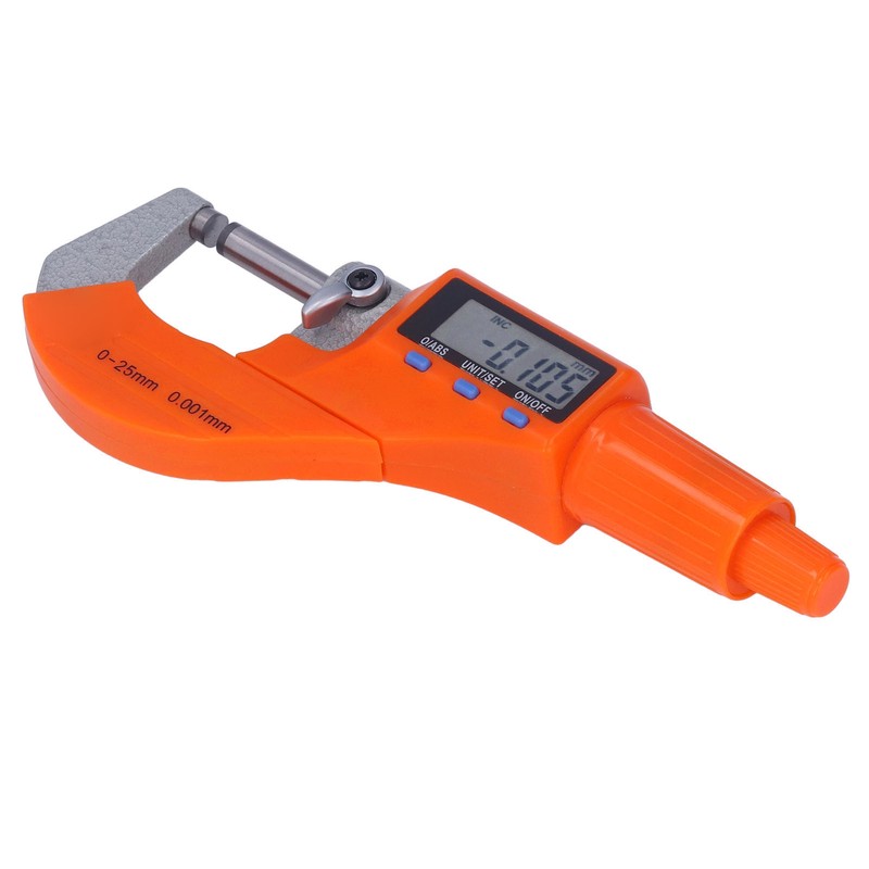 Digital Micrometer Electronic Spiral Thickness Measuring Tool 0.001mm Resolution Gauge