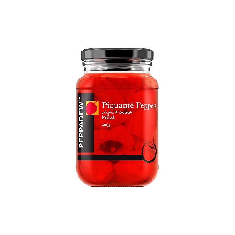 Peppadew Whole Piquante Peppers Mild (400g) - Pack of 6