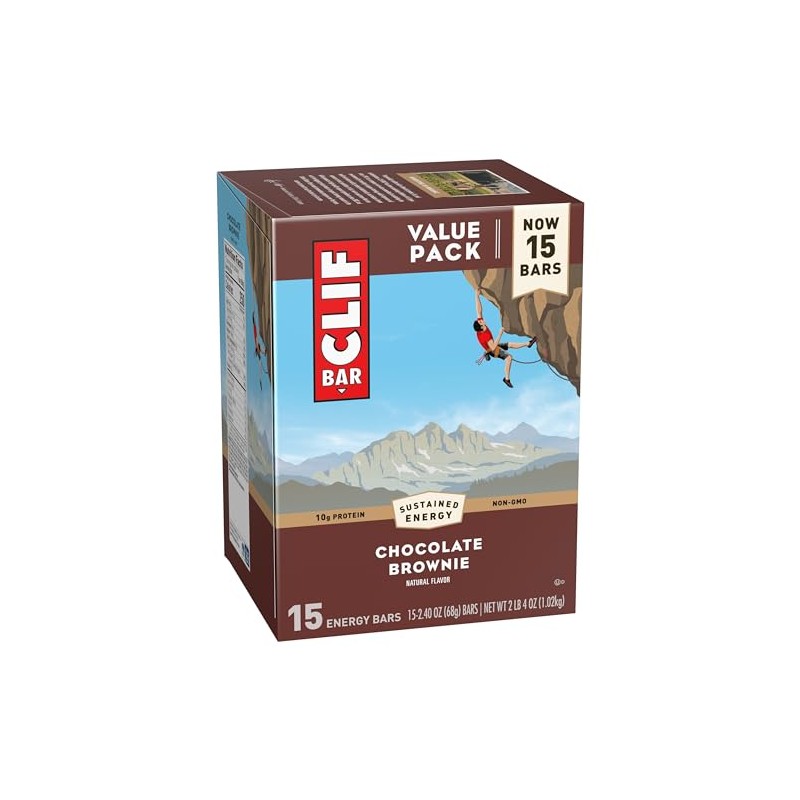 Clif Bar CLIF BAR - Chocolate Brownie Flavor - Made