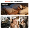 Eye Massager with Heat，Foldable Bluetooth Eye Mask，Eye Mask for Eye