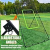 Zdgao Volleyball Rebounder Net - 4x7ft Volleyball Rebounder with Bungee