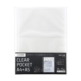 Lihit Lab Collel Clear Pocket A4+A5 A4 N473