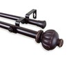 Maykoosh Baroque Bonanza Home Decorative Window Double Curtain Rod, Includes