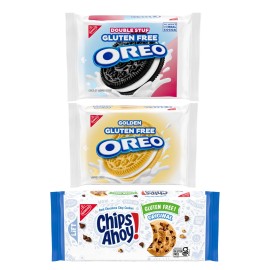 Oreo Gluten Free OREO and CHIPS AHOY Variety Pack 3 Packs Snack Cookies