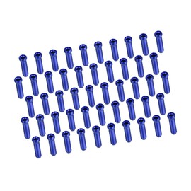 REPAIROCK 50pcs Bike Brake Cable Cap Bicycle Bike Shifter Brake Gear Inner Cable Cap End Tips Crimps Blue Auto Replacement Parts