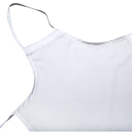 BUMBLE CRAFTS 100% Polyester Apron | 24 x 20 | White Apron | Kitchen Apron Chef Apron & Cooking Apron | 1 Pack