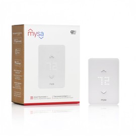 Mysa Mysa Smart Thermostat LITE for Electric Baseboard Heaters 240V | Remote Control with 100% Free APP | No Subscription | Easy Install | HomeKit, Alexa, Google Home | Wi-Fi Programmable