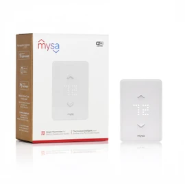 Mysa Mysa Smart Thermostat LITE for Electric Baseboard Heaters 240V | Remote Control with 100% Free APP | No Subscription | Easy Install | HomeKit, Alexa, Google Home | Wi-Fi Programmable