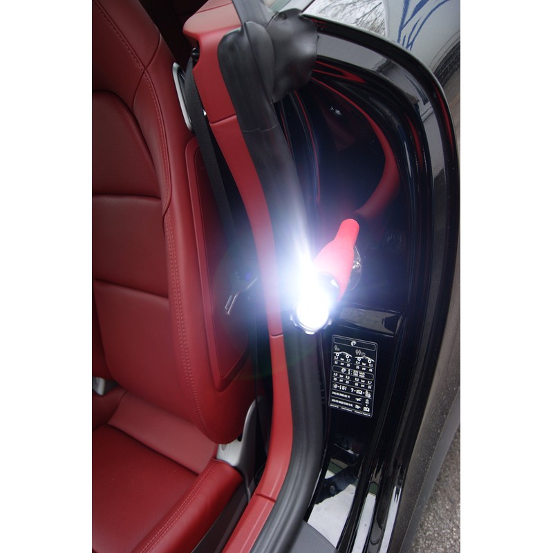 Car Entry and Exit Aid Red with Torch