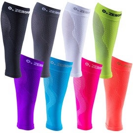 Zero Point Support Adults Flight Socks Compression Performance Calf Sleeves Ox blue dark blue Size:S