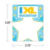 IXL 24 Rockstar Badges, Gold Star Stickers for Kids Awards,