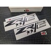 ZR2 Star Racing Decals Bedside Hash Stripe Fender Stickers (2)