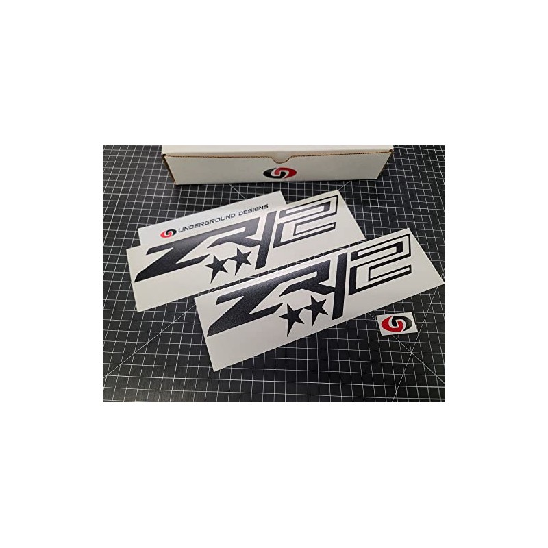 ZR2 Star Racing Decals Bedside Hash Stripe Fender Stickers (2)