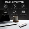 3 Key Mini Keypad USB Mechanical Gaming Programmable Macro Keyboard