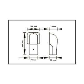 Brown TM 72 EXC Wall Connector for Duct Air Conditioning