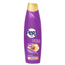 PERT, Shampoo Keratina y Aguacate | Cabello fuerte, flexible y resistente 400 ml
