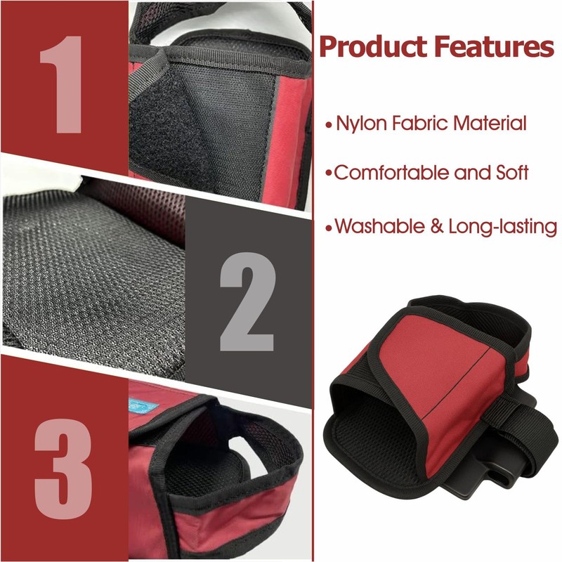 Wheelchair Foot Rest Straps for Elderly & Disabled - Non-Slip