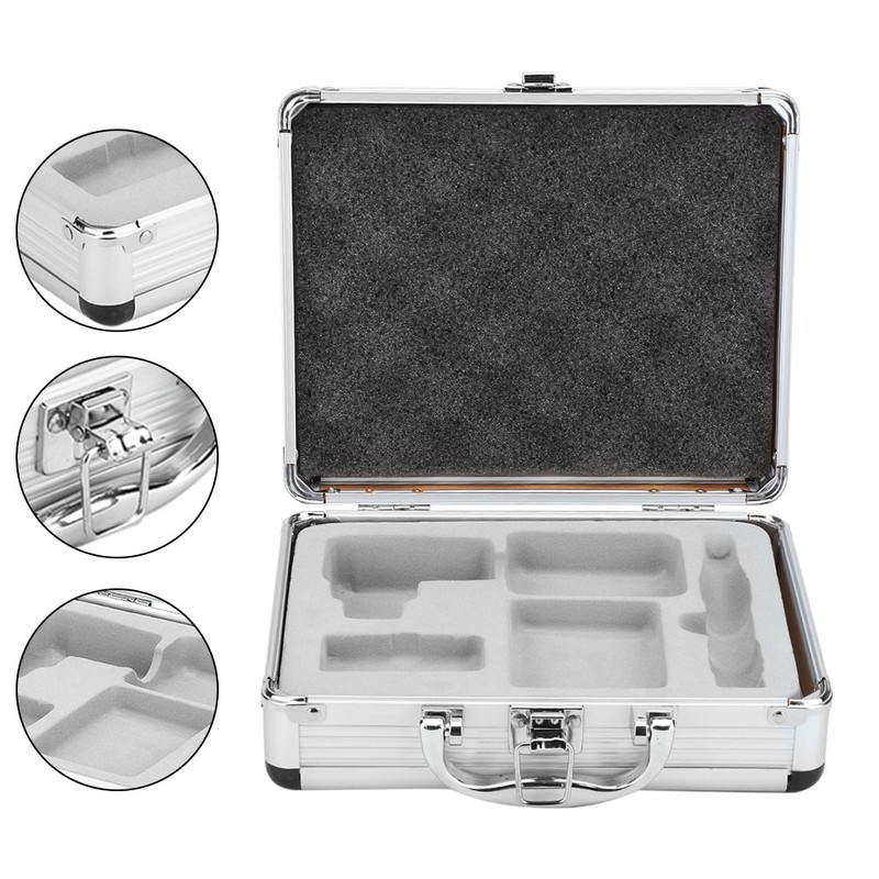 Tattoo Carrying Case Machine Storage Box Lock Padded Box Organizer