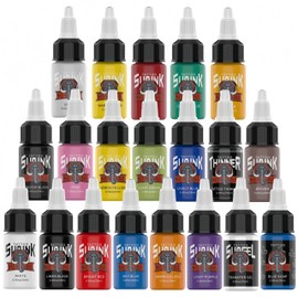 SUANGL Tattoo Ink Set 0.65 oz (20ml) Tattoo Supply 20 Colors Pigment Kit Ink