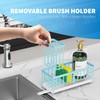 Cisily Sponge Holder for Kitchen Sink, Sink Caddy with High