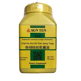 Sun Ten - BUPLEURUM, Cinnamon & Ginger C Chai Hu GUI Zhi Gan Jiang Tang 164 Concentrated Granules 100g by Baicao by SUN TEN Baicao