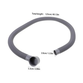 Operitacx Flexible Bathtub Drain Pipe Extended Low Profile Design for Efficient Drainage Bathtubs and Sinks Versatile Hose for Shower Rooms and Wooden Tubs