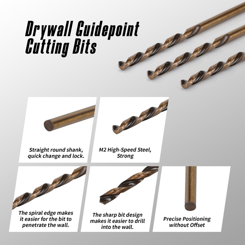 Drywall Cut Out Bit 5/32 | 1/8 inch, HSS M2