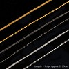 6 Strips Nail Chains for Nail Art 3D Metal Nail