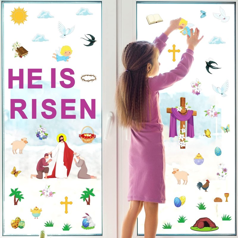 Easter Jesus He is Risen Bulletin Board Classroom Decorations, Easter