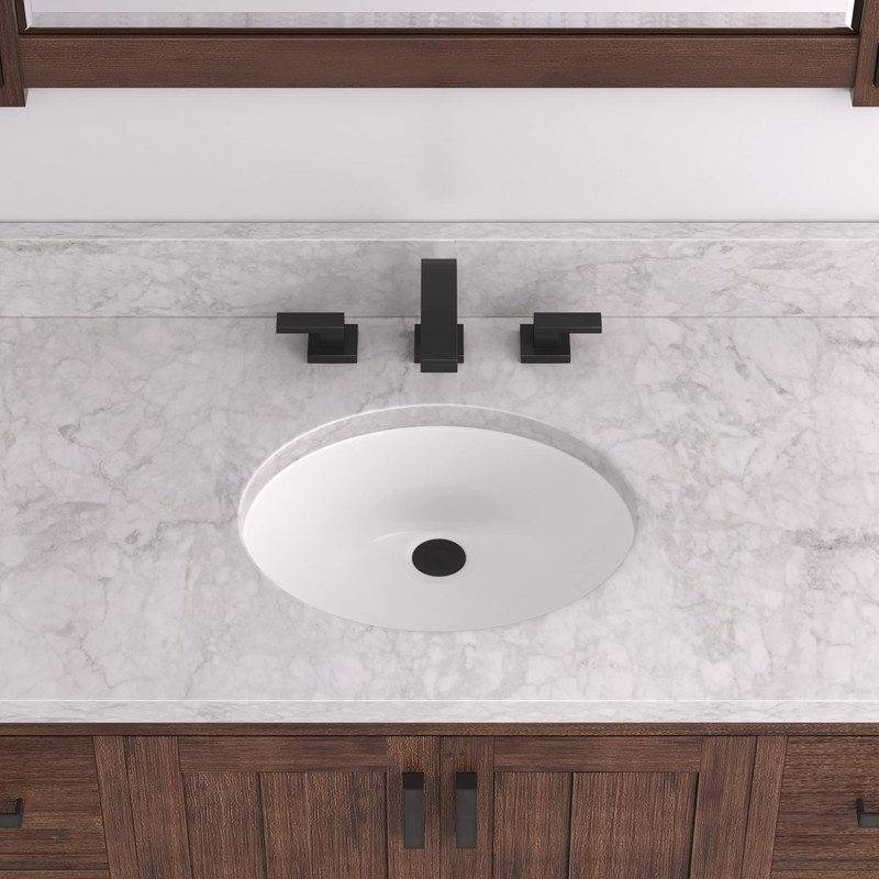 Signature Hardware 447968 Mangrove 17" Vitreous China Undermount Bathroom Sink