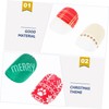 OHPHCALL Easy Application 24pcs/box Children's Christmas Nail Tips Nail Decals