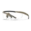 Wiley X Saber Advanced Unisex Adult Photo Frame, Tan, One