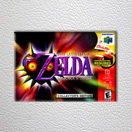 N64 - Legend of Zelda: Majora's Mask (NEW High Quality Box Art FRIDGE MAGNET)