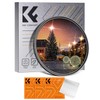 K&F Concept 72mm Cross Filter, Variable Cross Filter, 4-8 Cross