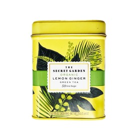 The Secret Garden Organic Lemon Ginger Green Tea, 50 tea bags
