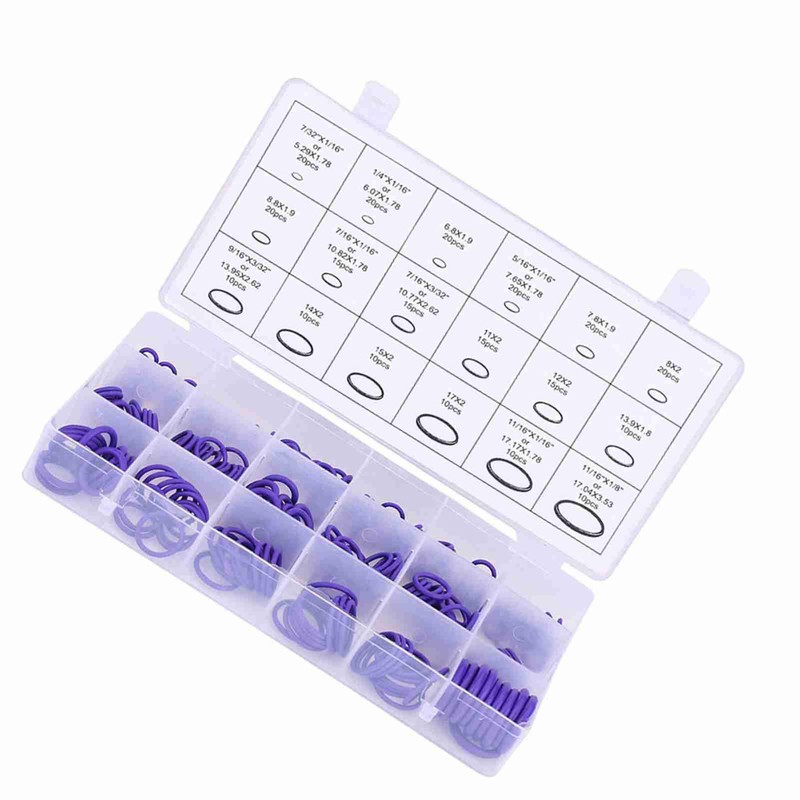 270pcs Assorted Car Air Conditioning O Ring Seal Gasket Set