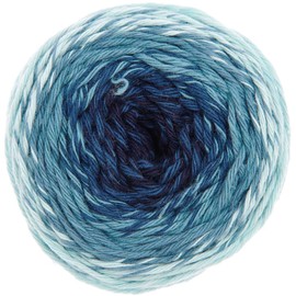 Ricorumi Spin Spin 50 g Colour 10 Blue Gradient Fine Cotton for Crocheting Amigurumi Figures from the New Ricorumi Books