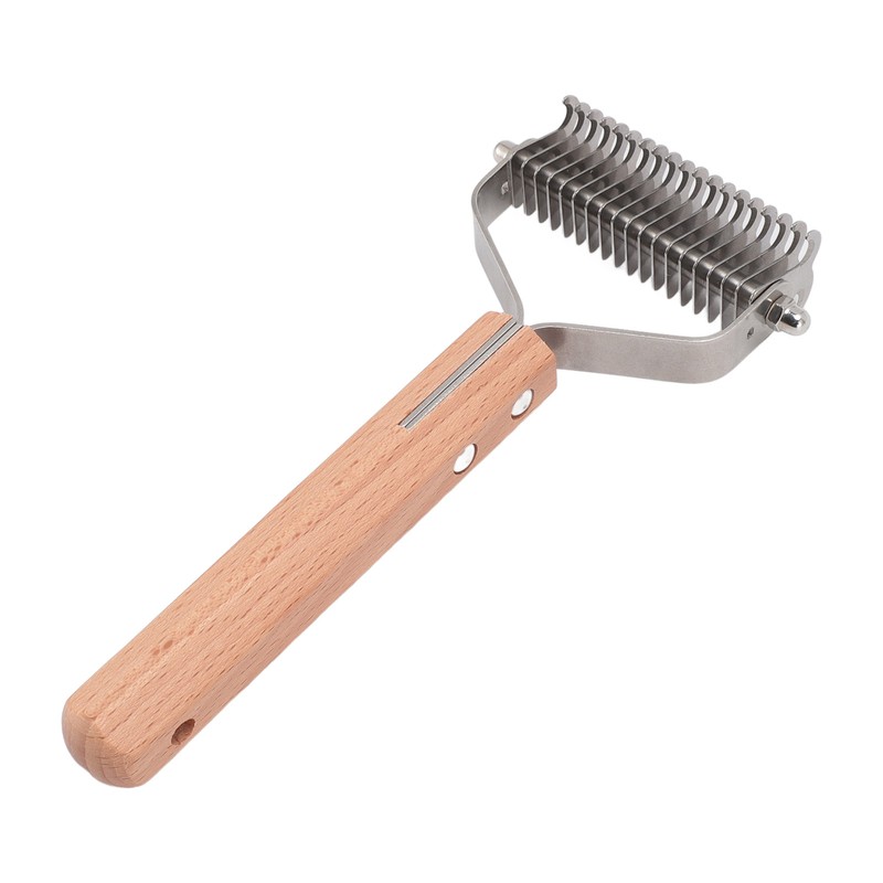 Pet Dematting Comb Double Sided Shedding Brush Stainless Steel Pet