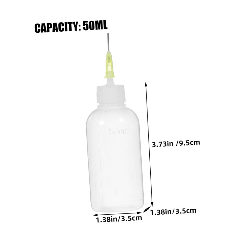 Ipetboom 12 Pcs Glue Dispensing Bottles with Needle Tips Squeeze